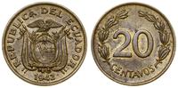 Ekwador, 20 centavo, 1942