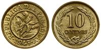 10 centymów 1947, Le Locle, brązal, KM 22