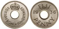 1 pens 1936, Londyn, miedzionikiel, nakład 120.0