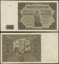1.000 złotych 15.07.1947, seria E, numeracja 963