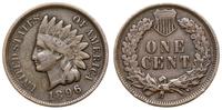 1 cent 1896, Filadelfia, typ Indian Head, brąz, 