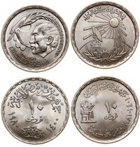 zestaw 4 monet, 2 x 10 piastrów 1980, 10 piastró