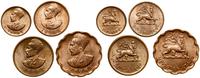 lot 4 monet 1944, 1, 5, 10 I 25 centów, miedź, r