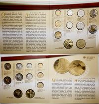 Polska, zestaw Polskie monety obiegowe wraz z monetami 2 złotowymi Jana Pawła II, 1995–2007