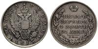 rubel 1817/PS, Petersburg, patyna, Bitkin 117