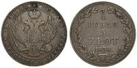 3/4 rubla = 5 złotych 1838, Warszawa, Bitkin 114