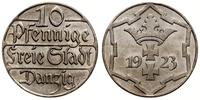 10 fenigów 1923, Berlin, piękna moneta, AKS 20, 