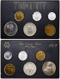 Polska, zestaw rocznikowy monet obiegowych, 1979