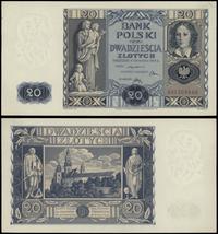 20 złotych 11.11.1936, seria AH, numeracja 13096