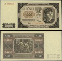 500 złotych 1.07.1948, seria CC, numeracja 06260