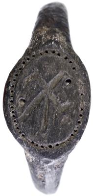 pierścień ze stemplem XV–XVII w., pierścień ze s