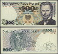 200 złotych 25.05.1976, seria H, numeracja 65457