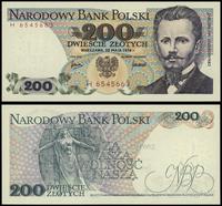 200 złotych 25.05.1976, seria H, numeracja 65456