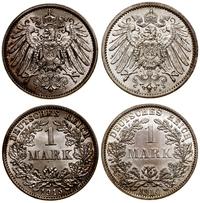 Cesarstwo Niemieckie, lot 2 x 1 marka, 1914 A (Berlin), 1915 J (Hamburg)