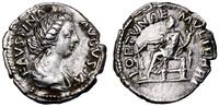 denar 161–164, Rzym, Aw: Popiersie cesarzowej w 