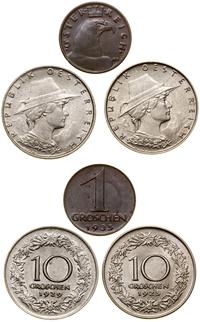 Austria, zestaw 3 monet