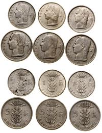 Belgia, zestaw 6 monet