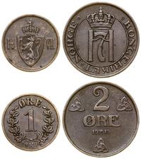 Norwegia, zestaw 2 monet