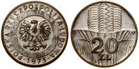 Polska, 20 złotych (fałszerstwo z epoki), 1973