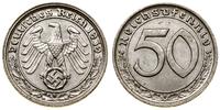 50 fenigów 1939 G, Karlsruhe, AKS 42, Jaeger 365