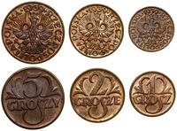 zestaw 3 monet 1939, Warszawa, w skład zestawu w