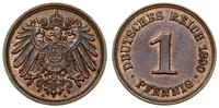 Cesarstwo Niemieckie, 1 fenig, 1890 A