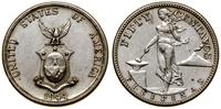 50 centavo 1944, srebro próby 750, KM 183 - ale 