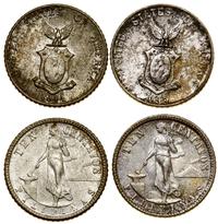 lot 2 x 10 centavo 1944 D, 1945 D, Denver, srebr