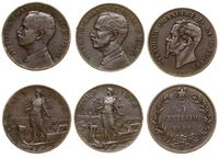 zestaw 3 x 5 centesimi, 1861 M (Mediolan - Wikto