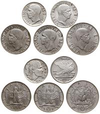 lot 5 monet, Rzym, 20 centesimi 1940, 50 centesi