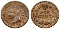 1 cent 1884, Filadelfia, typ Indian's head, KM 9