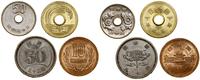 lot 4 monet, 5 jenów 1993, 10 jenów 1981, 50 jen