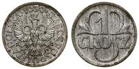 1 grosz 1939, Warszawa, piękna moneta z rolki, J