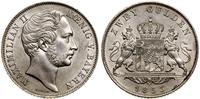 2 guldeny 1853, Monachium, rzadkie, AKS 150, Dav