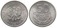 50 groszy 1957, Warszawa, bez znaku menniczego, 