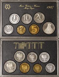 50 groszy oraz 1, 2, 5, 10, 20, 100 złotych 1987