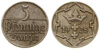 Polska, 5 fenigów, 1928