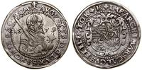 półtalar 1579 HB, Drezno, Aw: Półpostać władcy, 