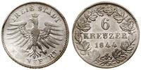 Niemcy, 6 krajcarów, 1844