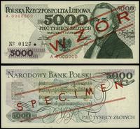 5.000 złotych 1.06.1982, czerwone ukośne "WZÓR" 