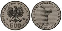 500 złotych 1983, Warszawa, XIV Zimowe Igrzyska 
