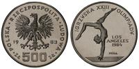 500 złotych 1983, Warszawa, Igrzyska XXIII Olimp