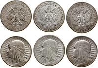 zestaw 3 x 10 złotych, 1932 (ze znakiem - Warsza