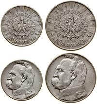 Polska, zestaw: 10 złotych 1935 i 5 złotych 1934