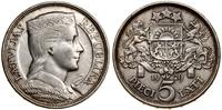 5 łatów 1929, Londyn, srebro próby 835, 24.95 g,