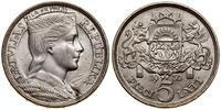 5 łatów 1932, Londyn, srebro próby 835, 24.97 g,