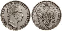 1 floren 1860 A, Wiedeń, czyszczone, Herinek 525