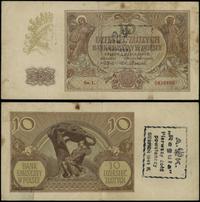 10 złotych 1.03.1940, seria L, numeracja 0818809