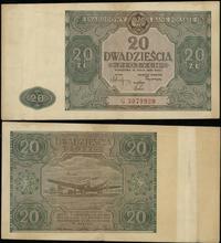20 złotych 15.05.1946, seria G, numeracja 307992