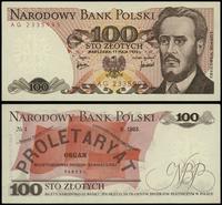 100 złotych 17.05.1976, seria AG, numeracja 2335